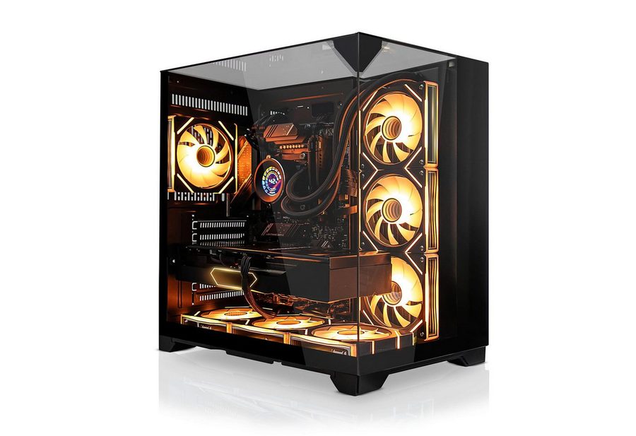 SYSTEMTREFF AMD Ryzen 9 9950X3D mit Nvidia GeForce RTX 5070 12GB Gaming-PC (AMD 9950X3D 9950X3D, Nvidia GeForce RTX 5070, 32 GB RAM, 2000 GB SSD, Wasserkühlung)