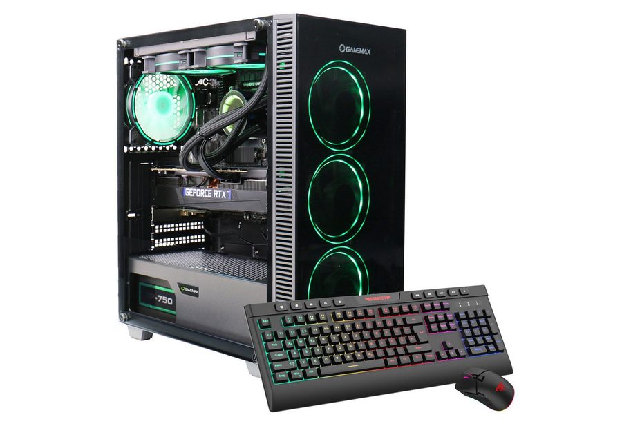 GAMEMAX Draco XD 7450 AMD Ryzen 7 9700X RTX 5070Ti 32GB DDR5 1TB SSD Gaming-PC (AMD Ryzen 7 9700X, RTX 5070 Ti, 32 GB RAM, 1000 GB SSD, Wasserkühlung, DDR5 RAM, Windows 11)