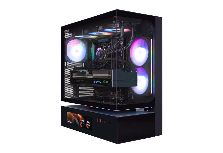Cougar CFV235 Vision BK 8081 AMD Ryzen 7 9850X3D 32GB DDR5 2TB SSD RTX 5080 Gaming-PC (AMD Ryzen 7 9850X3D, RTX 5080, 32 GB RAM, 2000 GB SSD, Wasserkühlung, Windows 11, DDR5 RAM, Wasserkühlung)