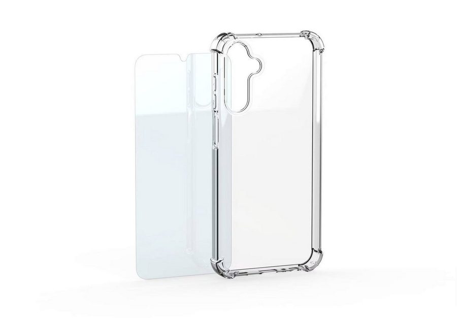 Samsung Handyhülle Designed for Samsung Mobeen Clear Cover + Glass für Samsung Galaxy S26, Backcover, Schutzhülle, Handyschutzhülle, Case, Schutzcase, stoßfest
