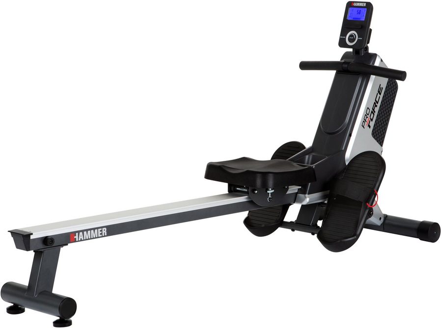 Hammer Rudergerät Pro Force II (120 kg max. Benutzergewicht, Sport), Rudermaschine, Magnetbremse, klappbar von HAMMER