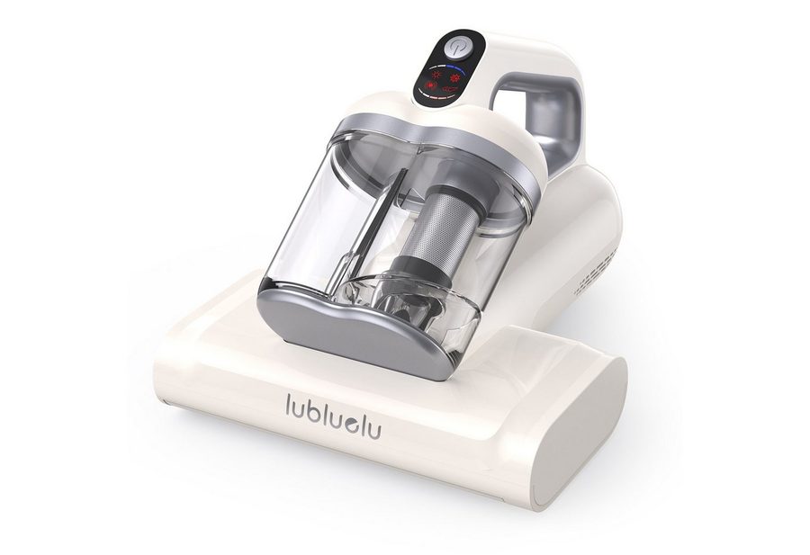 lubluelu Matratzenreinigungsgerät CM210 Kabelloser Milbenstaubsauger mit UV-C-Licht 15Kpa, 170 W, beutellos, mit USB-C Ladefunktion / Handstaubsauger für Matratzen, Betten,Sofa von lubluelu