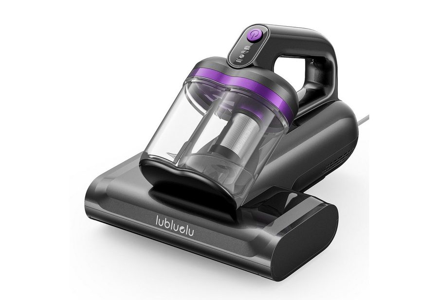lubluelu Matratzenreinigungsgerät Milbenstaubsauger mit UV-C-Licht Milben-Handstaubsauger, 350 W, beutellos, 15KPA,Ultraschall,55°C Heißluft,doppelter Zyklon von lubluelu