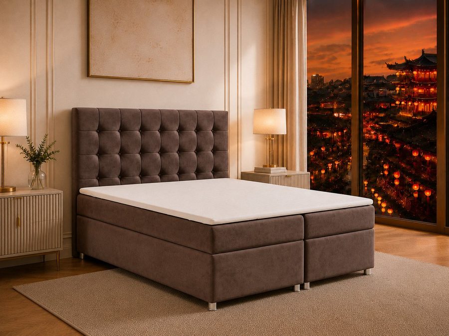 Best for Home Boxspringbett Trinity K-9 mit Stauraum & 7-Zonen Komfort – modern & komfortabel (Komplett-Set, 1-St., 140x200 160x200 180x200 200x200 cm), Handwerksqualität, TOP Preis-Leistungs-Verhältnis