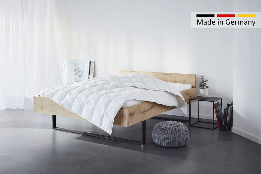 OTTO home Daunenbettdecke Kyam 90% Daunen, Bettdecke für Sommer oder Winter, Füllung: 90% Daunen, 10% Federn, Bezug: 100% Baumwolle, Bettdecke 135x200, 155x220 cm, Made in Germany von OTTO home