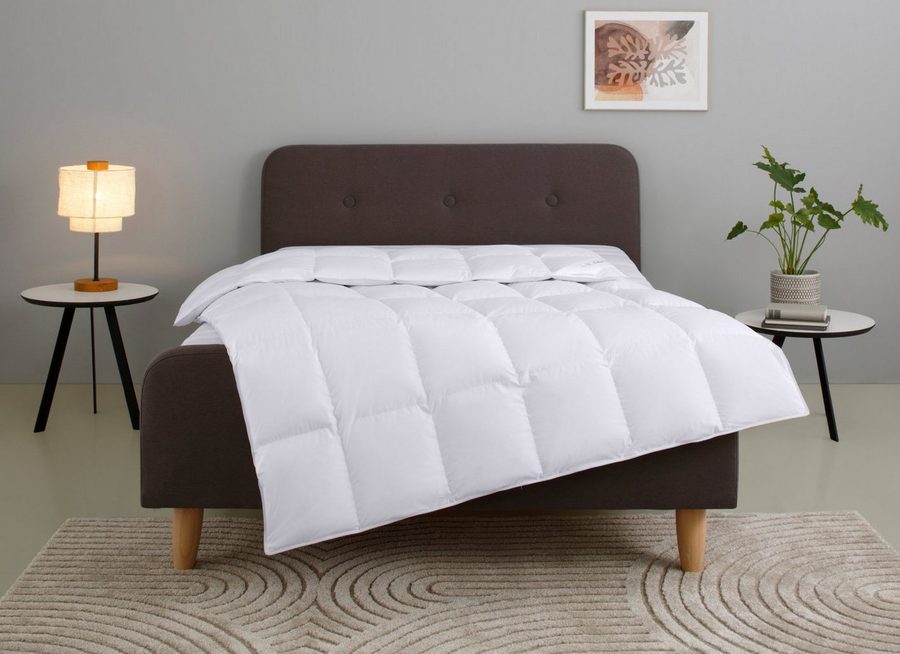 OTTO home Gänsedaunenbettdecke Litrone 100% Gänsedaunen, Bettdecke 135x200 cm, 155x220 cm, Füllung: 100% Gänsedaunen, Bezug: Baumwolle, Bettdecken, Sommer, Winter, Ganzjahresdecke, Decke, Made in Germany von OTTO home