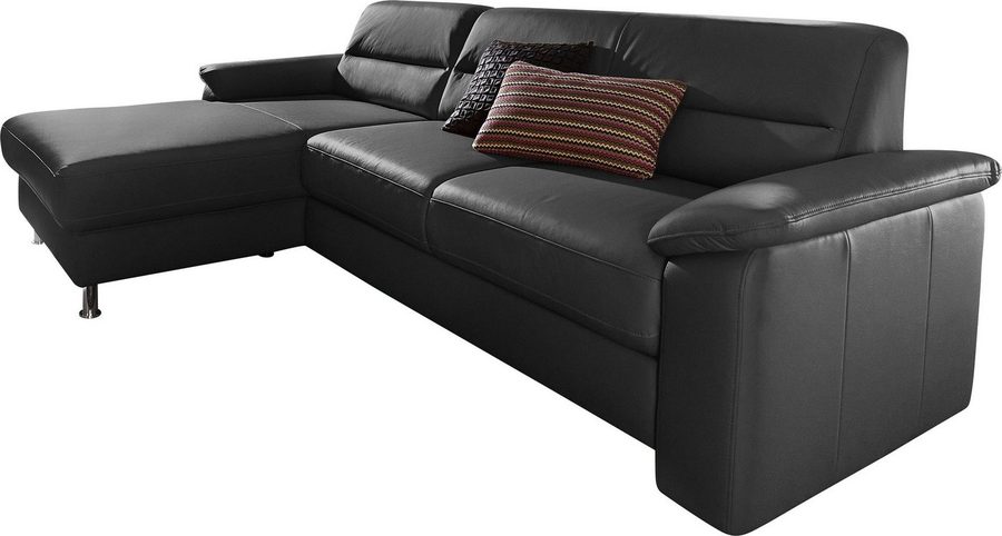 sit&more Ecksofa Ascara L-Form, B: 251 cm, Boxspring & Federkern, Schlaffunktion optional, frei stellbar, Komfortsitz