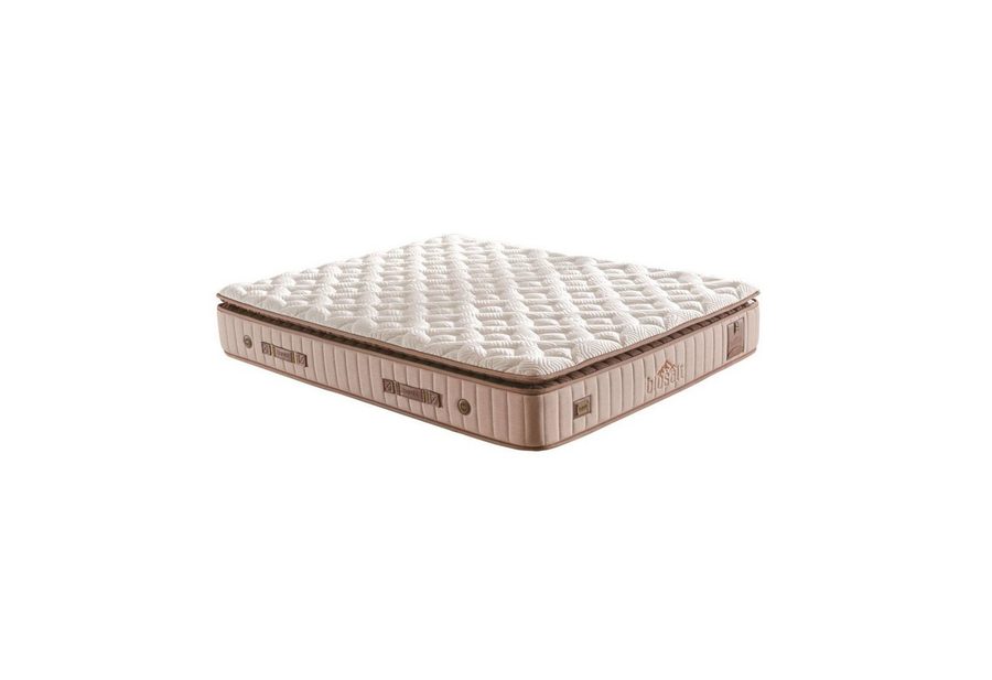 Taschenfederkernmatratze 9 Schichten mit Topper Matratze 90x200 - 180x200 Biosalt, Bambi, 33 cm hoch