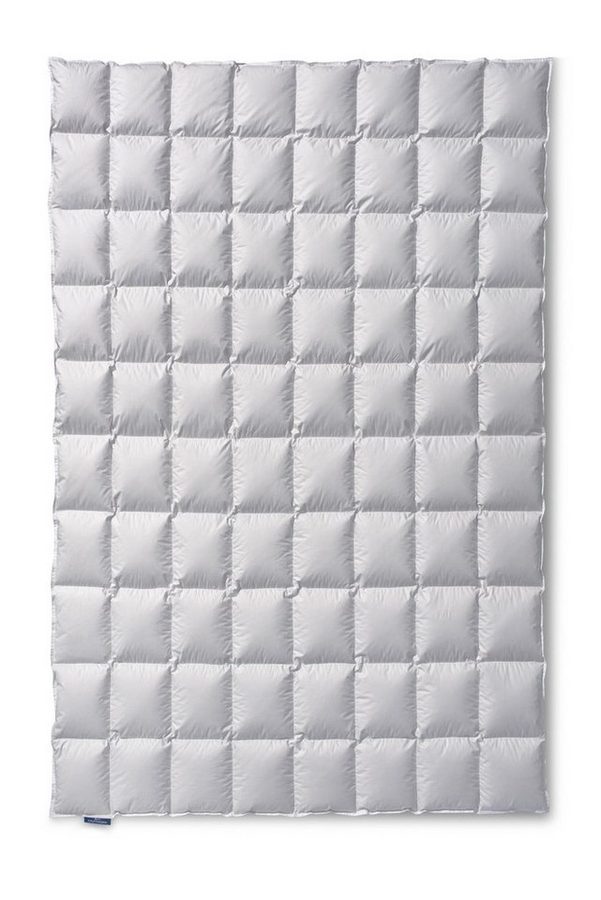 Kauffmann Daunenbettdecke Eiderdaune Exclusive - Medium, Füllung: 100 % Eiderdaunen, Bezug: 100% Baumwolle, Hochwertige Handarbeit – Luxus, den man jede Nacht spürt