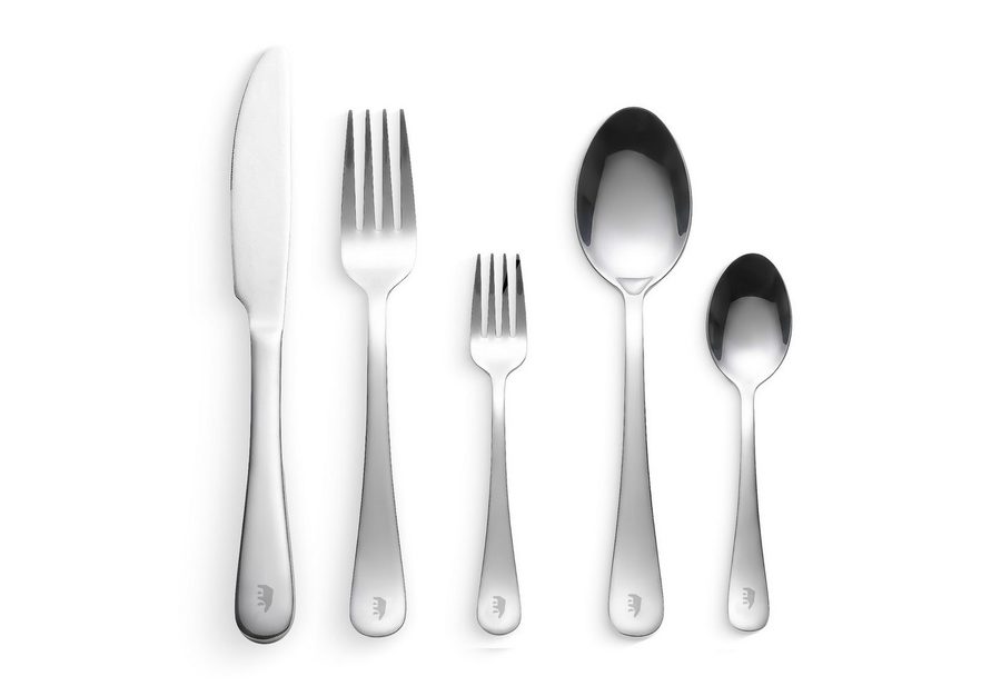 Roxlin Besteck-Set Roxlin Besteckset 30-tlg Plain Design Edelstahl, Gold/Schwarz/Silber, 6 Personen, Edelstahl von Roxlin