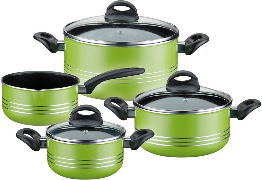 GSW Kochtopf-Set Milano Color 4-tlg. grün von GSW
