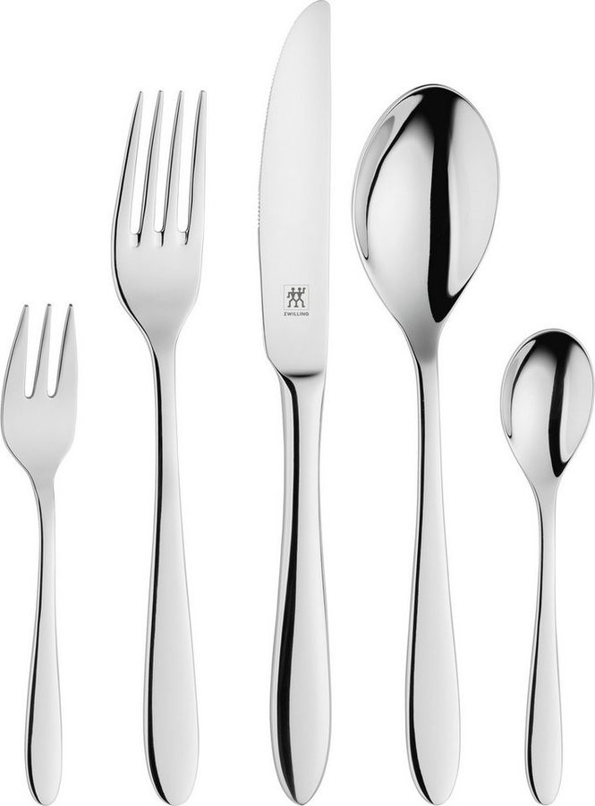 Zwilling Besteck-Set STYLE (60-tlg), 12 Personen, Edelstahl 18/10, rostfreier Edelstahl 18/10, poliert, spülmaschinengeeignet von Zwilling