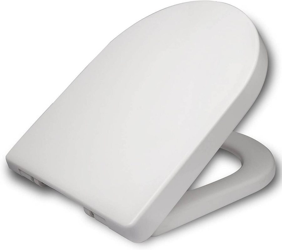 Woltu WC-Sitz, Klodeckel Wc Sitz, Kunststoff, Fast Fix, Weiß von WOLTU