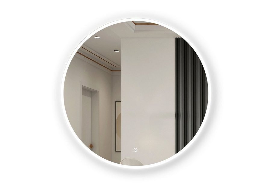 duschspa Badspiegel Badezimmerspiegel Rund Spiegel mit LED Beleuchtung, Φ 40/50/60/70/80/90/100 cm von duschspa