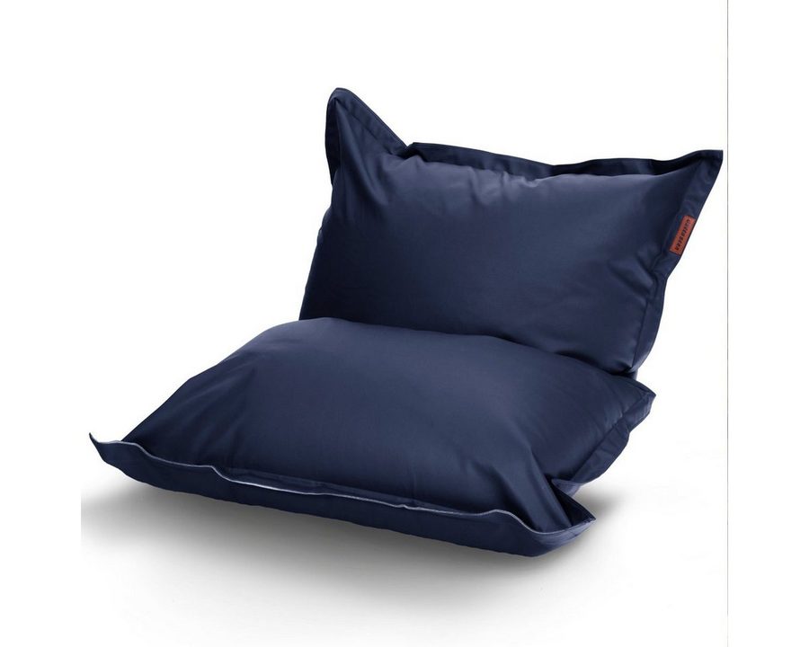 Green Bean Sitzsack Riesen-Sitzsack Kunstleder Square XXL (380 Liter Füllung, Indoor und Outdoor geeignet, abwaschbarer Bezug), Bean Bag Sitzkissen Sitzpuff Sitzsessel Bodenkissen Lounge von Green Bean