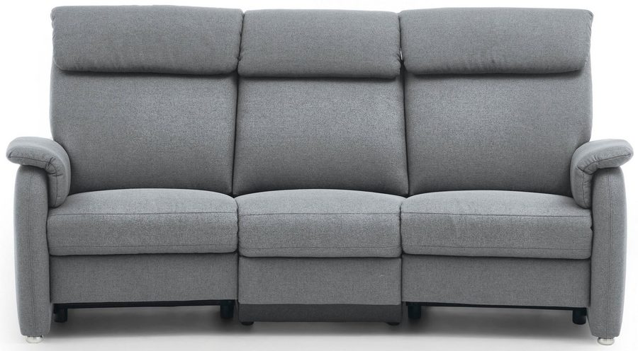 Home affaire 3-Sitzer Turin mit Steckdose und USB-Port auch in Easy care-Bezug, 2 x vollmotorische Relaxfunktion, herunterklappbarer Tisch