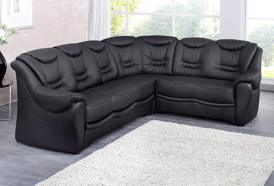 sit&more Ecksofa Bansin, L-Form, B: 265 cm, Bettfunktion optional, Federkern-Polsterung, Komfortable Sitzhöhe 46 cm, Liegefläche 148 x 198 cm bei Bettfunktion