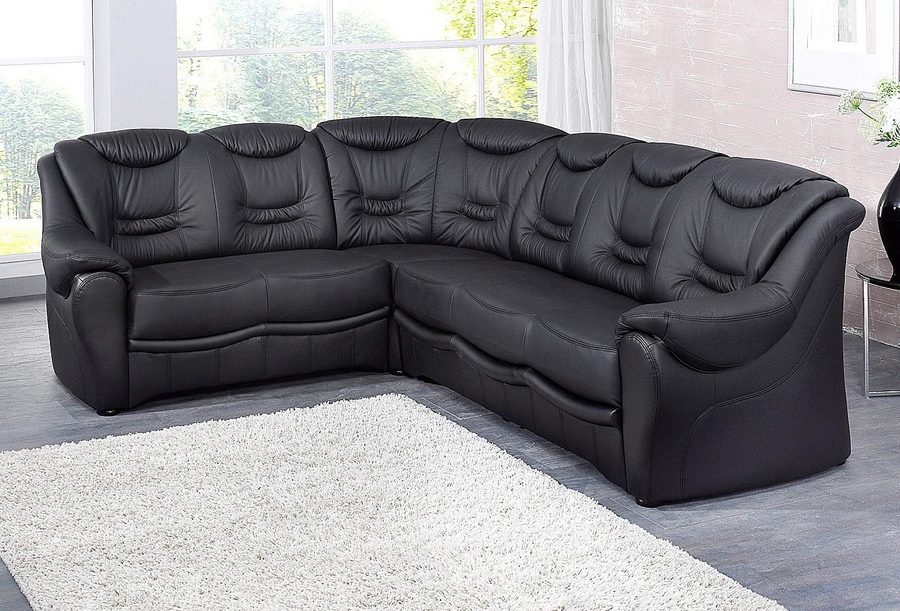 sit&more Ecksofa Bansin, L-Form, B: 265 cm, Bettfunktion optional, Federkern-Polsterung, Komfortable Sitzhöhe 46 cm, Liegefläche 148 x 198 cm bei Bettfunktion