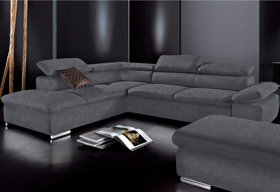 sit&more Ecksofa Alcudia L-Form, B: 272 cm, Arm- und Kopfteilverstellung, Eckcouch, mit Schlaffunktion, Komfortsitz