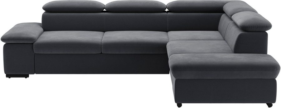 sit&more Ecksofa Alcudia L-Form, B: 272 cm, Arm- und Kopfteilverstellung, Eckcouch, optional Schlaffunktion, Komfortsitz