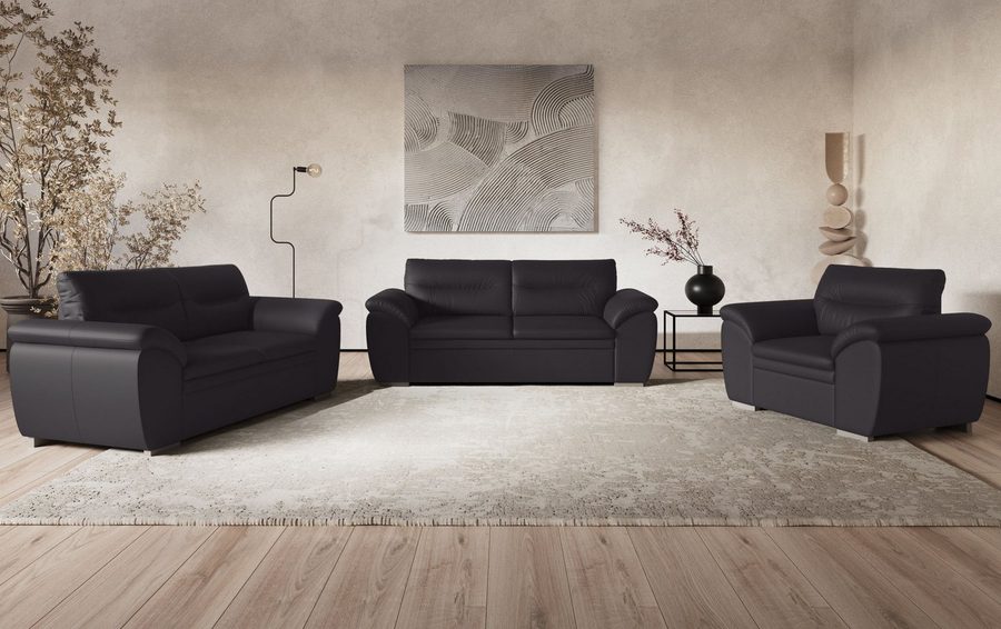 COTTA Polstergarnitur Leandra, Set bestehend aus: 2-Sitzer & 2,5-Sitzer