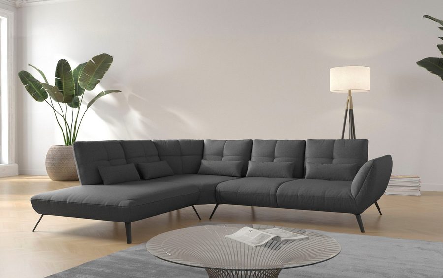 OTTO home Ecksofa Mikado L-Form, inkl. Sitztiefenverstellung und Armteilverstellung