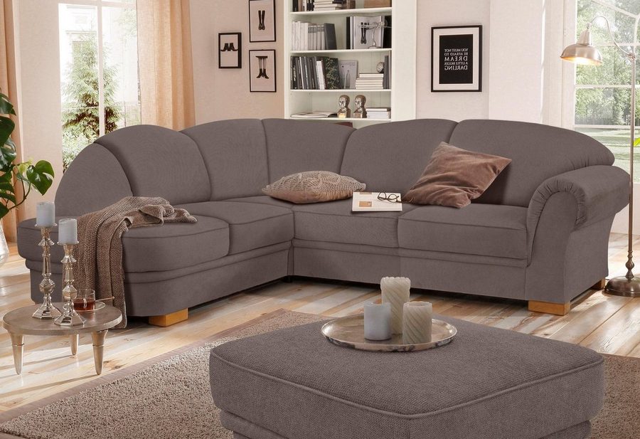OTTO home Ecksofa Amrum L-Form, wahlweise mit Schlaffunktion und Ottomane links/rechts
