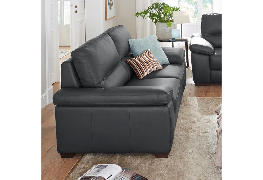 CALIA ITALIA 3-Sitzer Gaia, hochwertiges Ledersofa mit erstklassigem Sitzkomfort, edles Design, in zwei hochwertigen Lederqualitäten
