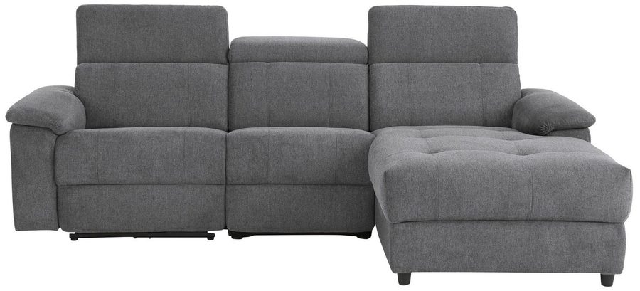 Home affaire Ecksofa Binado, L-Form, mit manueller oder elektrischer Relaxfunktion mit USB-Anschluss