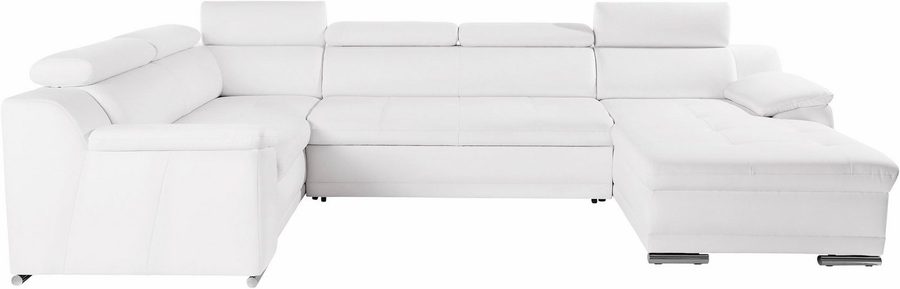 sit&more Wohnlandschaft Andiamo U-Form, B: 336 cm, Kopfteilverstellung, XXL-Sofa, mit Schlaffunktion, frei stellbar, Couch für Wohnkomfort