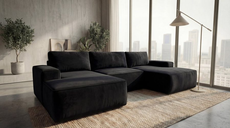 A&J MöbelLand GmbH Ecksofa EINAR mit Schlaffunktion, Bonellfederkern und Bettkasten, TOP ANGEBOT!