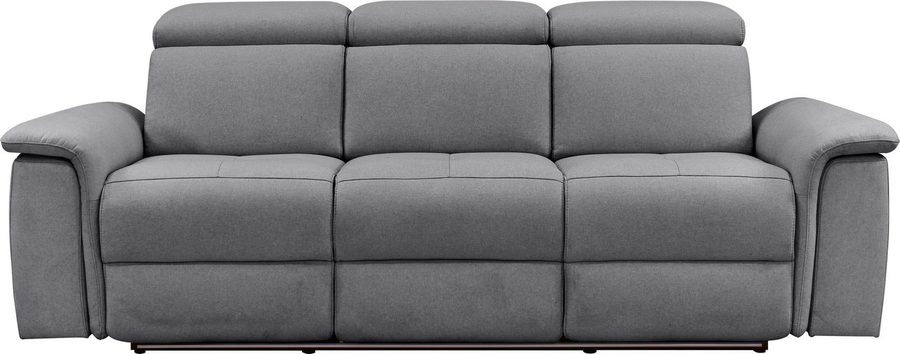 OTTO home 3-Sitzer Pareli 229cm, manuelle u. elektr. Relaxfunktion in 2 Sitzen, USB, KT-Verstellung, LED Beleuchtung, in Echtleder, Kunstleder, Web