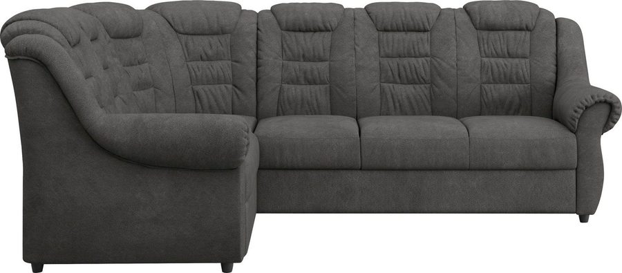 OTTO home Ecksofa Boston L-Form, mit hoher Rückenlehne, wahlweise mit Schlaffunktion & Stauraum