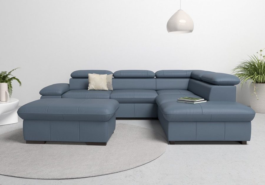 OTTO home Ecksofa Alberto L-Form, mit Kopfteilverstellung, wahlweise mit Schlaffunktion