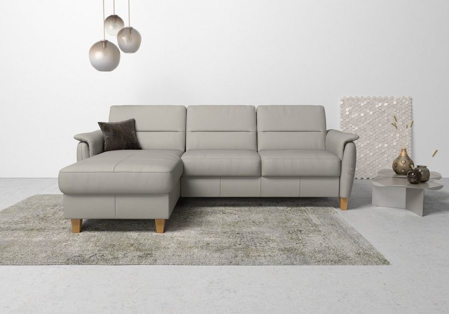 Home affaire Ecksofa Palmera L-Form, B: 244 cm - OTTO. Verlässliche Qualität., optional Schlaffunktion & Bettkasten, Federkern