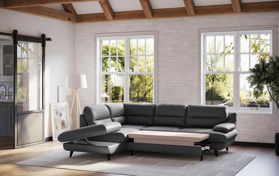 COTTA Ecksofa Pike L-Form, B: 266 cm, optional Schlaffunktion & Bettkasten