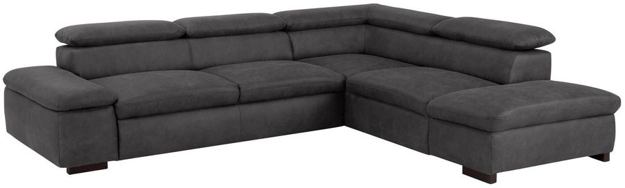 OTTO home Ecksofa Alberto L-Form, mit Kopfteilverstellung, wahlweise mit Schlaffunktion