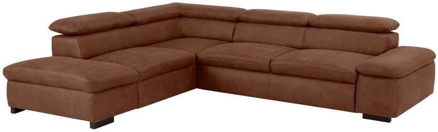 OTTO home Ecksofa Alberto L-Form, mit Kopfteilverstellung, wahlweise mit Schlaffunktion
