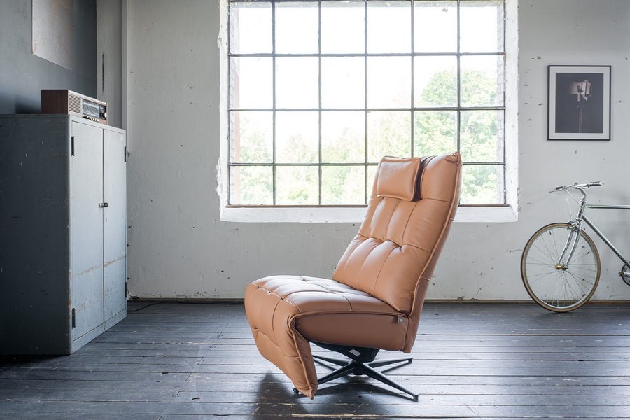 KAWOLA Relaxsessel MIKO, Drehsessel motorisch verstellbar, verschiedene Bezüge und Farben