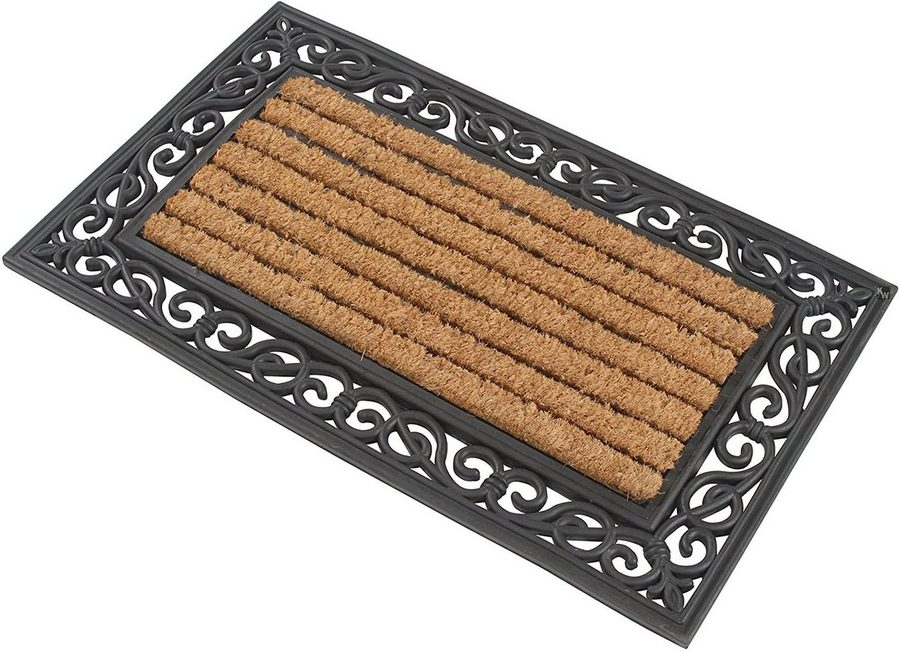 Kai Wiechmann Fußmatte Premium Fußabtreter rechteckig 76 x 46 cm als Tür Schmutzfangmatte, rechteckig, antibakterieller und rutschfester Türvorleger von Kai Wiechmann