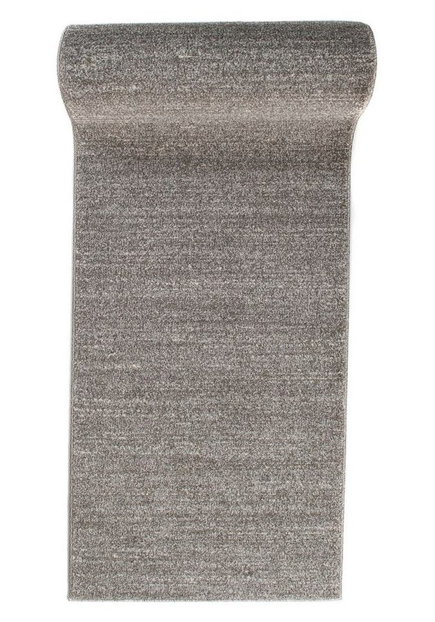 Mazovia Läufer Modern Einfarbig Anthrazit Grau Flur, Schlafzimmer, Diele, Fußbodenheizung von Mazovia