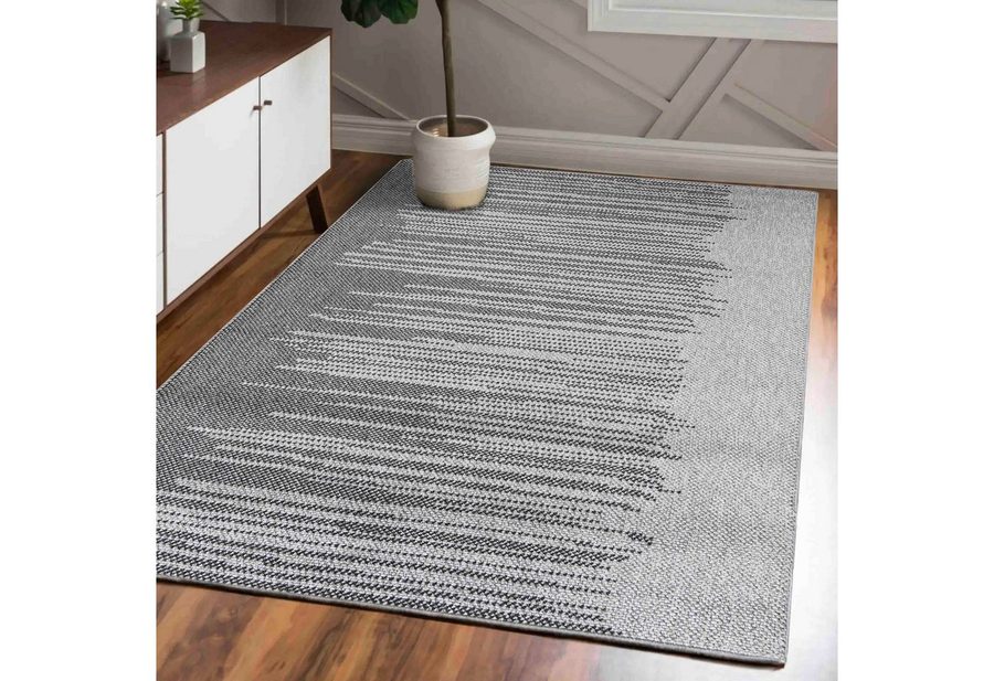 Mazovia Designteppich Modern Abstrakt Anthrazit Grau Wohnzimmer, Schlafzimmer, Esszimmer, Fußbodenheizung von Mazovia