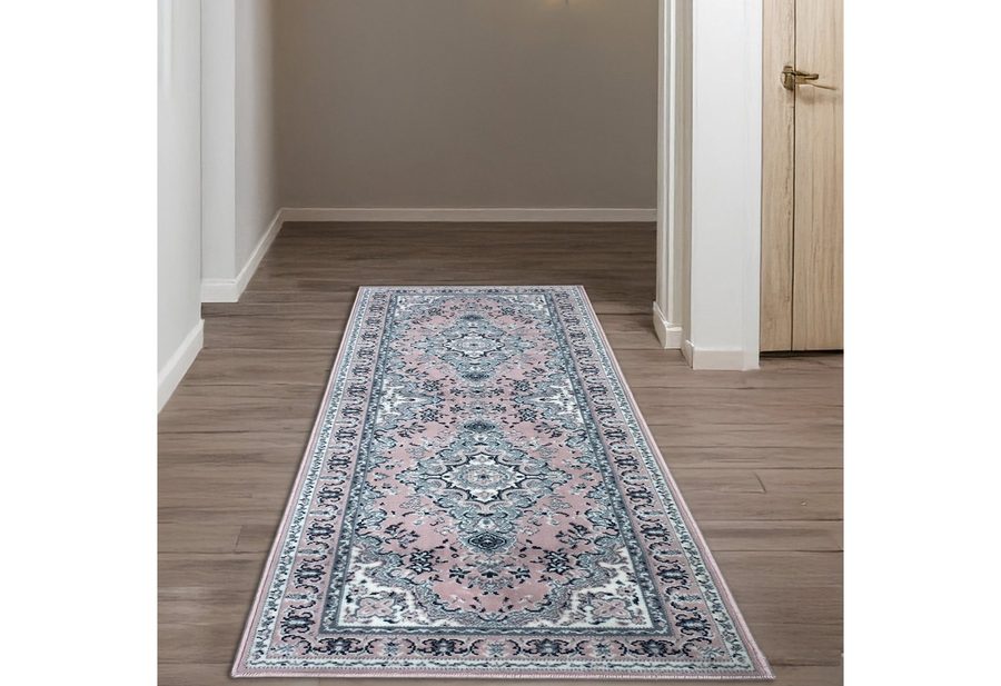 OTTO home Teppich Oriental, rechteckig, Höhe: 7 mm, Orient-Optik, mit Bordüre, Teppich, Kurzflor, Weich, Kundenliebling von OTTO home