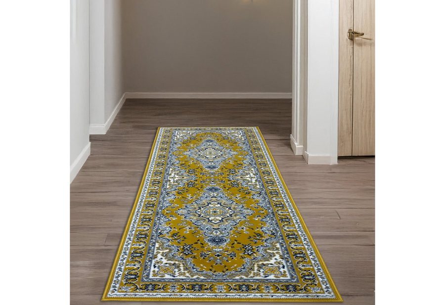 OTTO home Teppich Oriental, rechteckig, Höhe: 7 mm, Orient-Optik, mit Bordüre, Teppich, Kurzflor, Weich, Kundenliebling von OTTO home