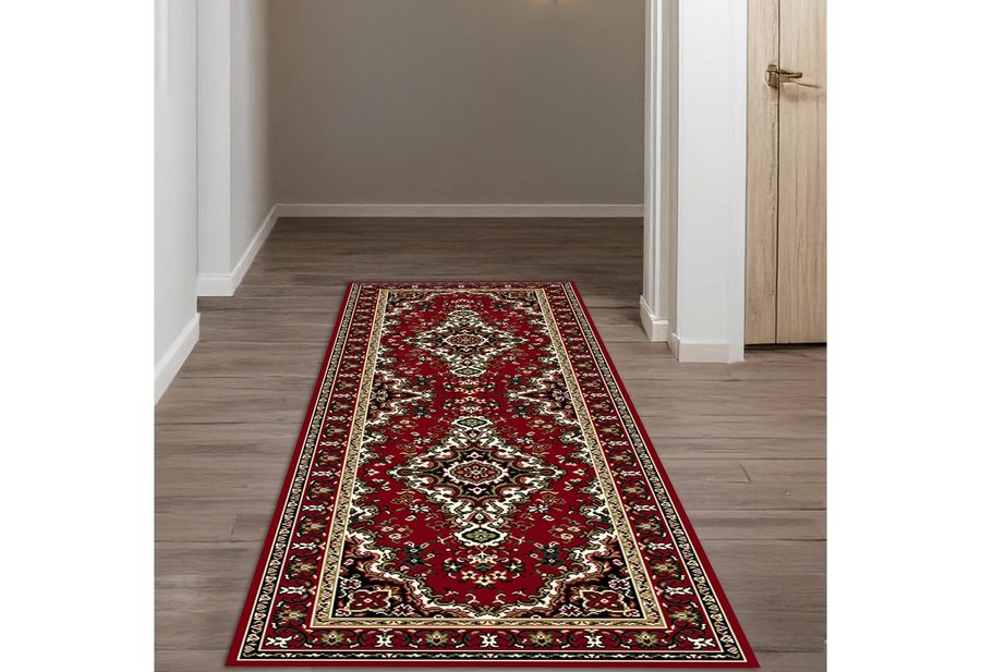 OTTO home Teppich Oriental, rechteckig, Höhe: 7 mm, Orient-Optik, mit Bordüre, Teppich, Kurzflor, Weich, Kundenliebling von OTTO home