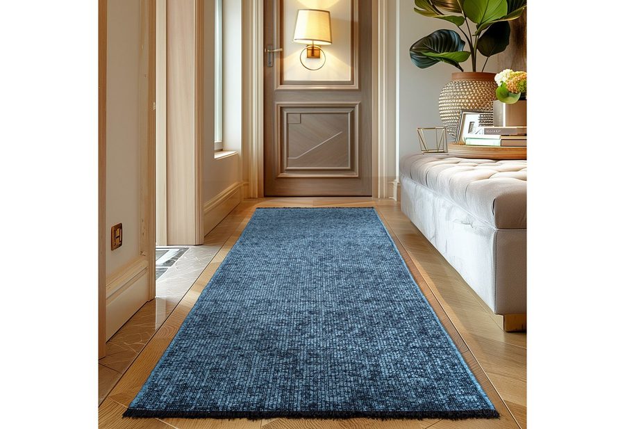 Carpettex Veloursteppich Boho Design, Läufer, Höhe: 7 mm, Baumwolle, Waschbarer Teppich, Boho-Stil, Wohnzimmer, Schlafzimmer von Carpettex