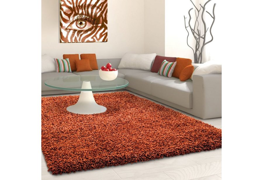 Ayyildiz Teppiche Hochflor-Teppich Life Shaggy 1500, auch als Läufer und in Rund erhältlich, rechteckig, Höhe: 30 mm, Langflor, uni, große Farb- und Größenauswahl. Wohnzimmer, alle Räume von Ayyildiz Teppiche