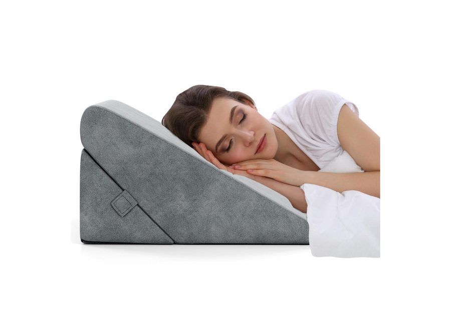 COSTWAY Kopfkissen, Füllung: Memory Foam, Rückenschläfer, Set, 7 in 1 von COSTWAY