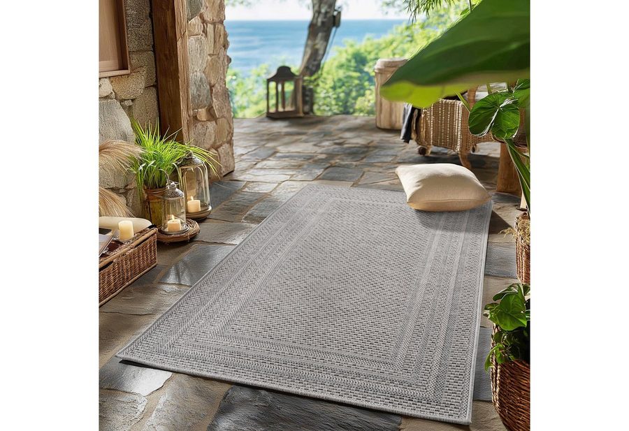 SIMPEX24 Outdoorteppich Boho Design, Läufer, Höhe: 5 mm, Outdoor Teppich Wetterfest Modern Design Wohnzimmer Küchen Terrasse von SIMPEX24