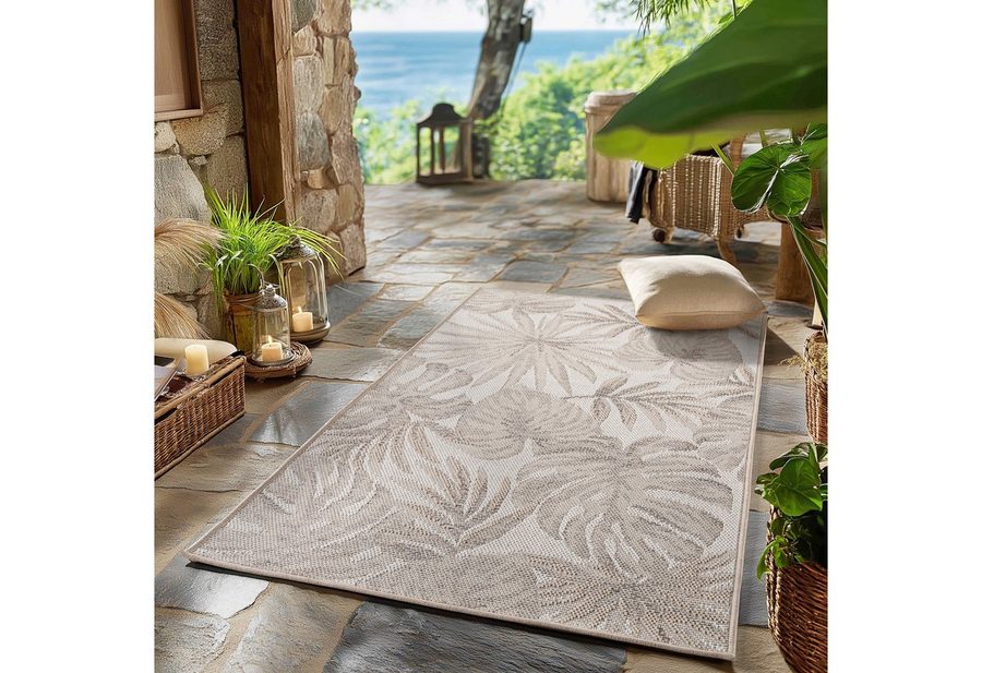 SIMPEX24 Outdoorteppich Boho Design, Läufer, Höhe: 5 mm, Outdoor Teppich Wetterfest Modern Design Wohnzimmer Küchen Terrasse von SIMPEX24